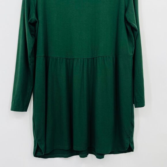 J Jill Wearever Collection Green 2 Piece  Tunic Top Set Size Med Petite, Button - Picture 6 of 8